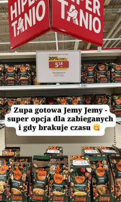 Zupa gotowa różne rodzaje promocja w Auchan