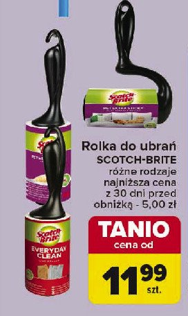 Rolka czyszcząca mini 30 listków 1.2 m Scotch-brite promocja