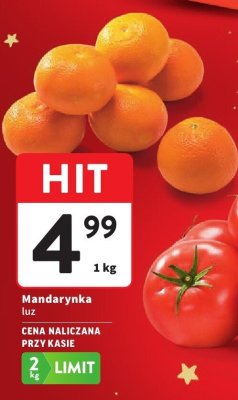 Mandarynka luz promocja w Intermarche