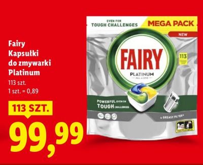 Kapsułki do zmywarki Platinum 113 szt. promocja w Lidl