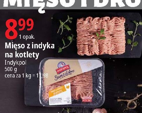 Mięso z indyka na kotlety Indykpol samo dobro promocja