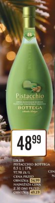 Likier Pistacchio Bottega 0,5 l 17% promocja w Dino