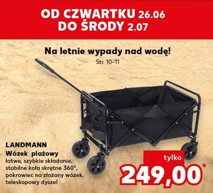 Wózek plażowy Landmann promocja