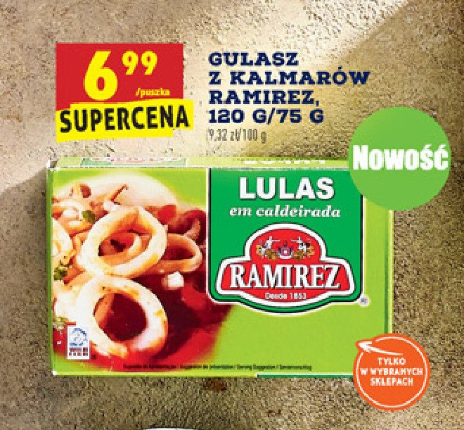 Gulasz z kalmar贸w Ramirez promocja