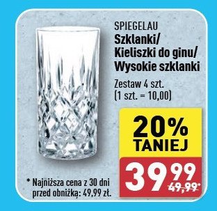 Kieliszki do ginu Spiegelau promocja