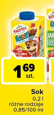 Sok jabłka-wiśnie-truskawki Hortex leon promocja