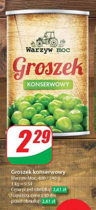 Groszek konserwowy Warzyw moc promocja