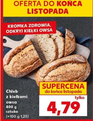 Chleb z kiełkami owsa 400 g promocja w Kaufland