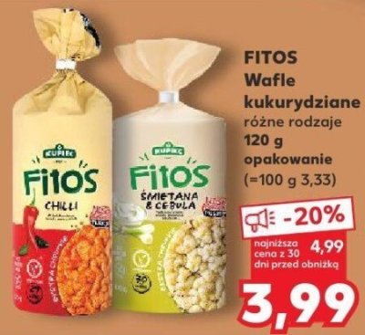 Wafle kukurydziane, różne rodzaje promocja w Kaufland