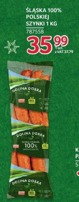 Śląska 100% polskiej szynki Dolina Dobra 1kg promocja w Selgros