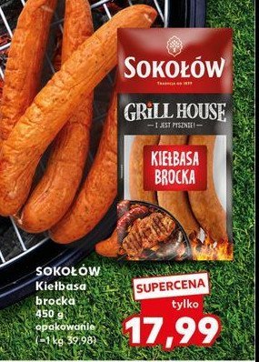 Kiełbasa brocka Sokołów grill house promocja