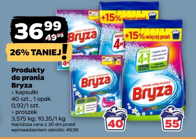 Kapsułki do koloru Bryza spring freshness promocja