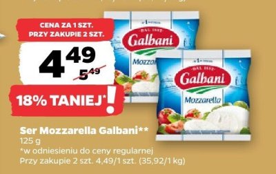 Ser Mozzarella Galbani promocja w Netto