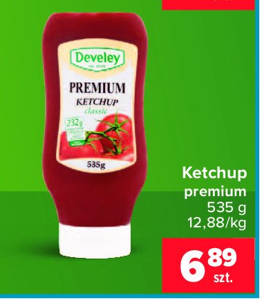 Ketchup premium Develey promocja