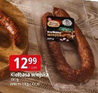 Kiełbasa wiejska tradycyjna Wolarek promocja w Leclerc