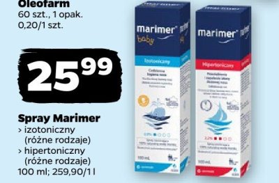 Spray fizjologiczny promocja w Netto