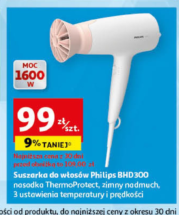 Suszarka do włosów bhd300/00 Philips promocja