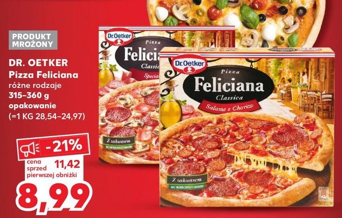 Pizza salame chorizo Dr. oetker feliciana promocja