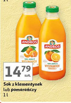 Sok z pomarańczy Andros promocja