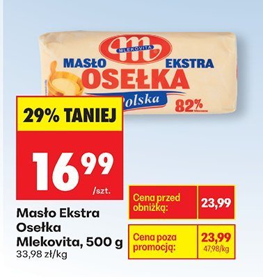Masło ekstra promocja w Biedronka