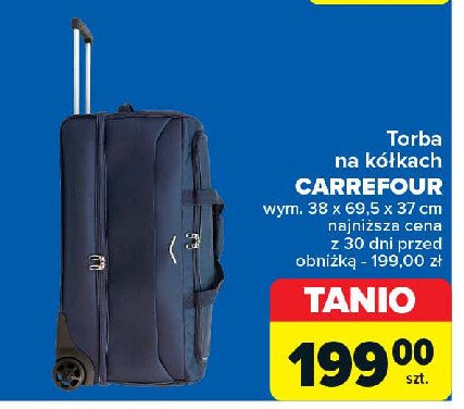 Torba na kółkach Carrefour promocja