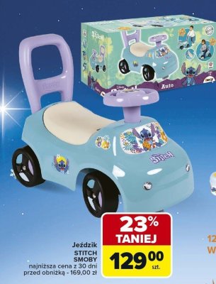 Jeździk STITCH SMOBY promocja w Carrefour