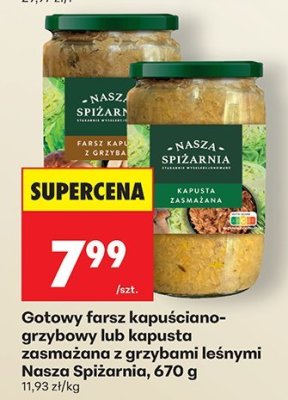 Gotowy farsz kapuściano-grzybowy promocja w Biedronka