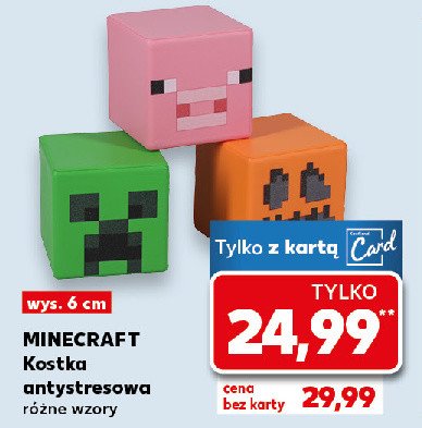 Kostka antystresowa minecraft promocja w Kaufland