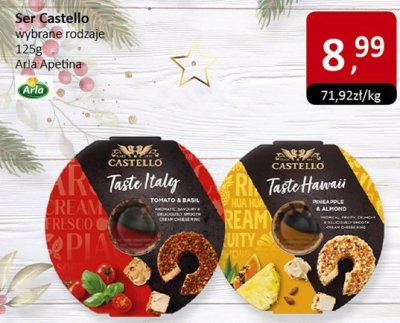 Ser Castello rodzaje żółty ser Aria Apetina promocja w Market Point