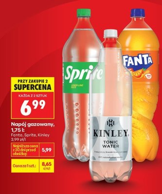 Napój gazowany Sprite 1,75 l promocja w Biedronka