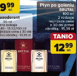 Płyn po goleniu BRUTAL GOLD promocja