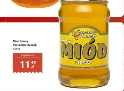 Miód lipowy  promocja w Dino