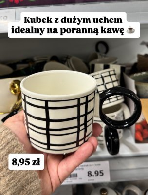 Kubek z dużym uchem promocja w Action