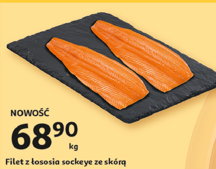 Filet z łososia ze skórą promocja