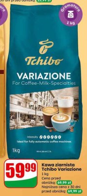 Kawa ziarnista Variazione 1 kg promocja w Dino
