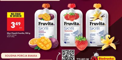 Skyr Pouch Wanilia promocja w Biedronka