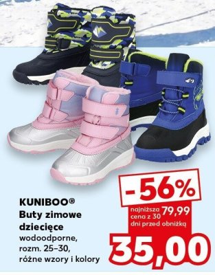 Buty zimowe dziecięce promocja w Kaufland