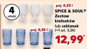 Kieliszki 230 ml Spice&soul promocja