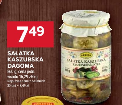 Sałatka kaszubska Dagoma promocja w Stokrotka