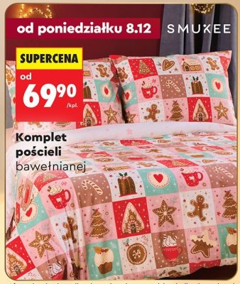 Komplet pościeli bawełnianej  promocja w Biedronka