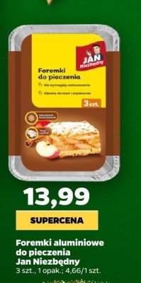 Foremki aluminiowe do pieczenia 3 szt. promocja w Netto