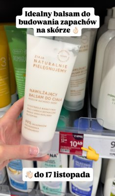 Balsam do ciała Ziaja Naturalnie Pielęgnujemy  promocja w Rossmann