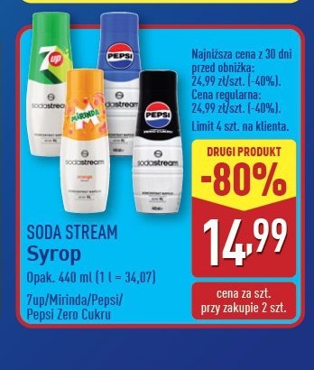 Syrop pepsi Sodastream promocja w Aldi