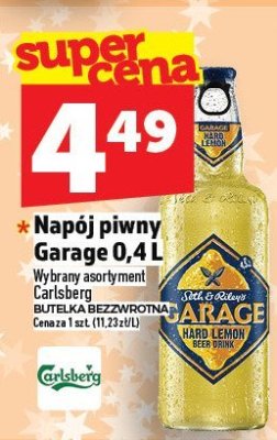 Napój piwny Garage 0,5 l promocja w TOPAZ