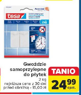 Gwo藕dzie samoprzylepne do 2 kg Tesa promocja