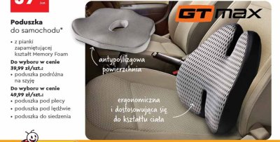 Poduszka podróżna na szyję do samochodu  promocja w Biedronka