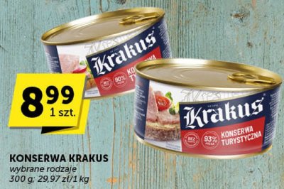 Konserwa Krakus wybrane rodzaje promocja w ABC