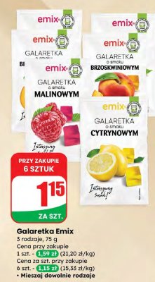 Galaretka malinowa promocja w Dino