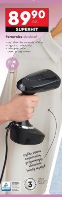 Parownica do ubrań 1500 w Hoffen promocja