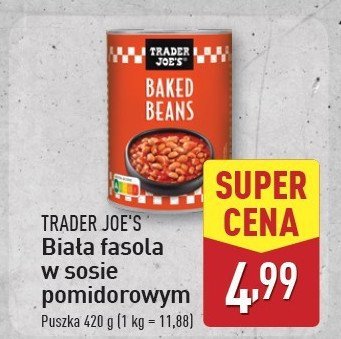 Fasola biała w sosie pomidorowym Trader joe's promocja